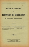 Le premier Bulletin de l'APMEP