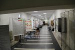 L'exposition « Regards sur les mathématiques ».
