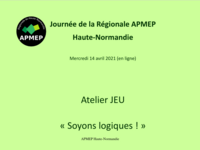 Jeu Soyons logiques