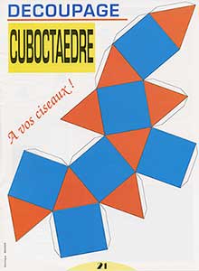 le patron du cuboctaèdre
