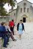 Les accompagnants en visite dans le Lubéron